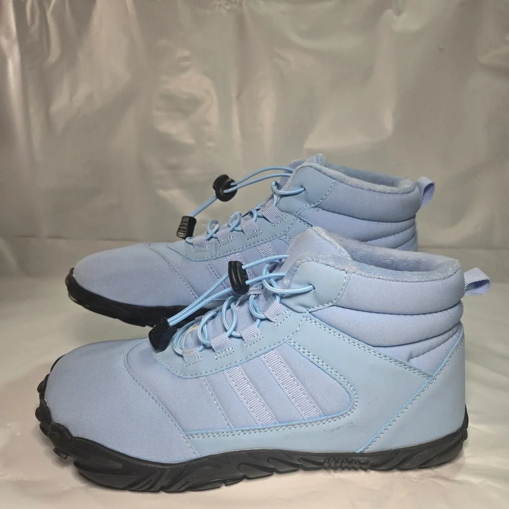 Barefoot Winter Boot Faux Fur Lined Minimalist Zero Drop Unisex 40 M7/7.5 W9/9.5